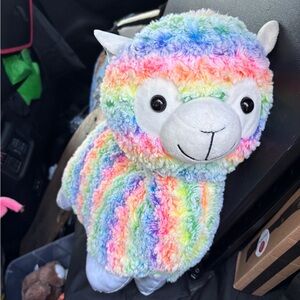 Llama alpaca plush colorful neon colors